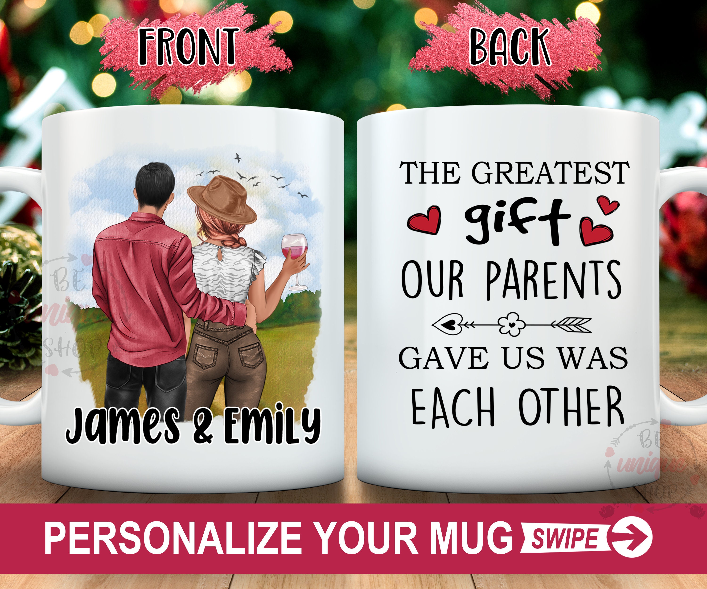 Brother & Sister Mug Personalized Siblings Coffee Mug Custom Etsy