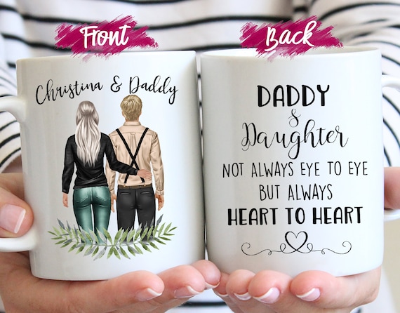 Personalized Father's Day Mug, Gift from Daughter