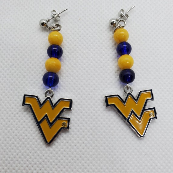 Wvu earrings shop