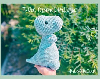 Modello all'uncinetto T-Rex - KatieKittyCraft