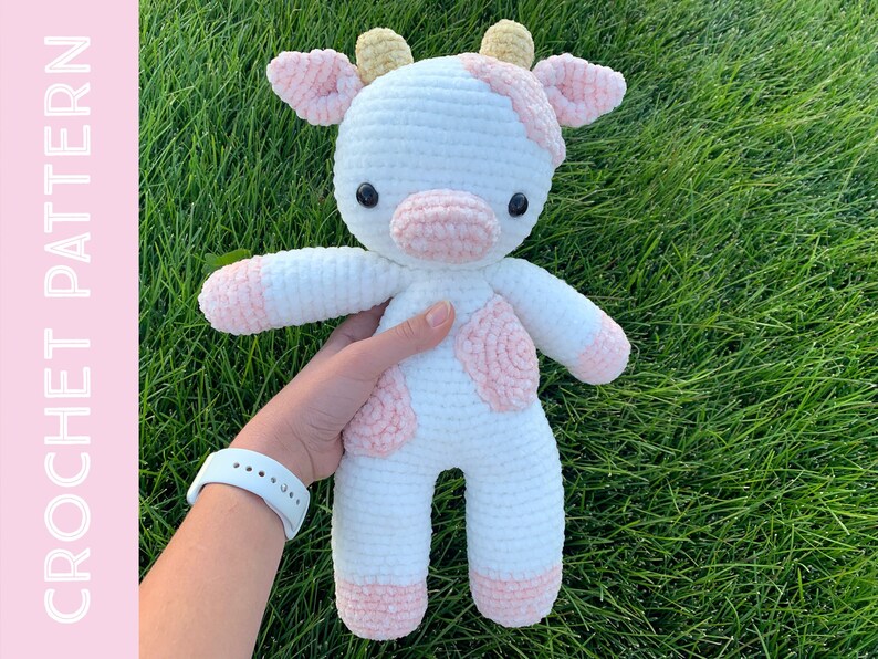 Strawberry Cow Crochet Pattern Etsy