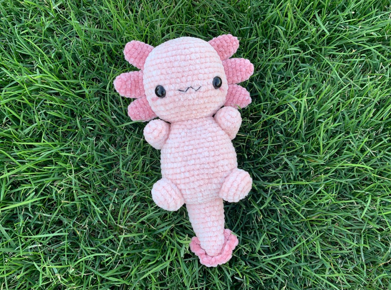 Lottie The Axolotl Crochet Kit – Animal Crochet Store