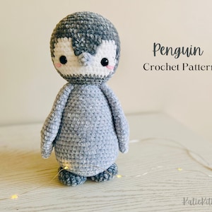 Penguin Crochet Pattern - DIGITAL DOWNLOAD PDF