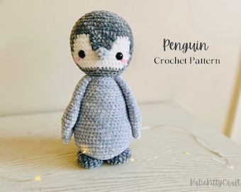 Penguin Crochet Pattern - DIGITAL DOWNLOAD PDF