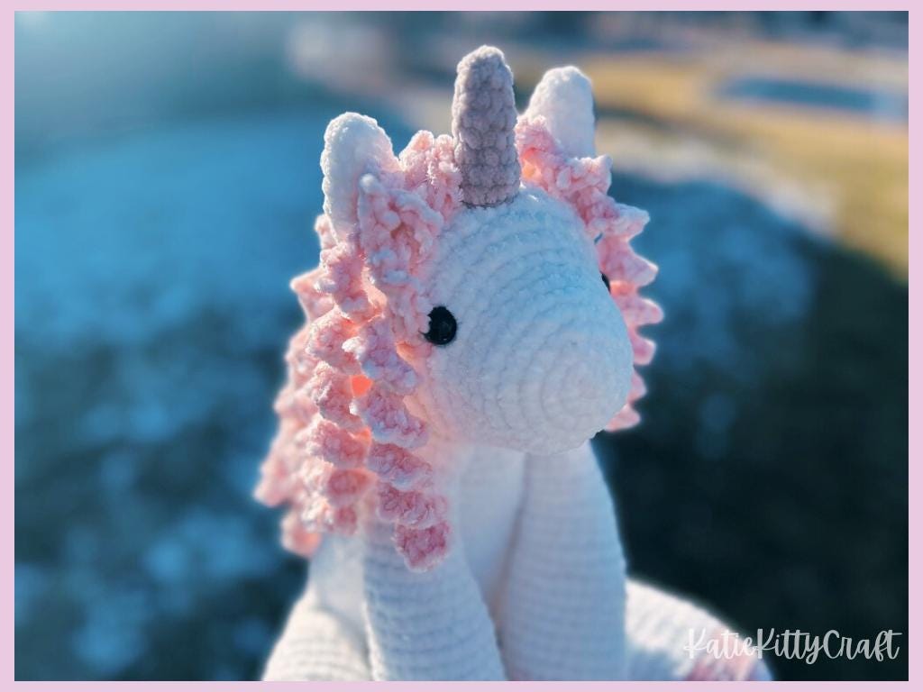ユニコーンのぬいぐるみ - 手作りのかぎ針編みのぬいぐるみ - Etsy 日本