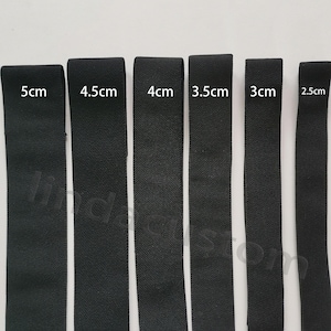 Black elastic for sewing,Black Elastic Bands, Waistband Elastic, Elastic Ribbon,Sewing Elastic Waistbands by the yard or wholesale