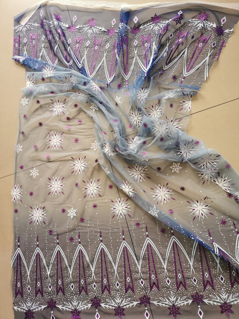 Frozen 2 Fabric Queen Elsa Fabric Frozen Fabric by the Yard Etsy UK