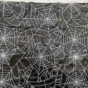 Spider web fabric Halloween  spider web fabric by the yard