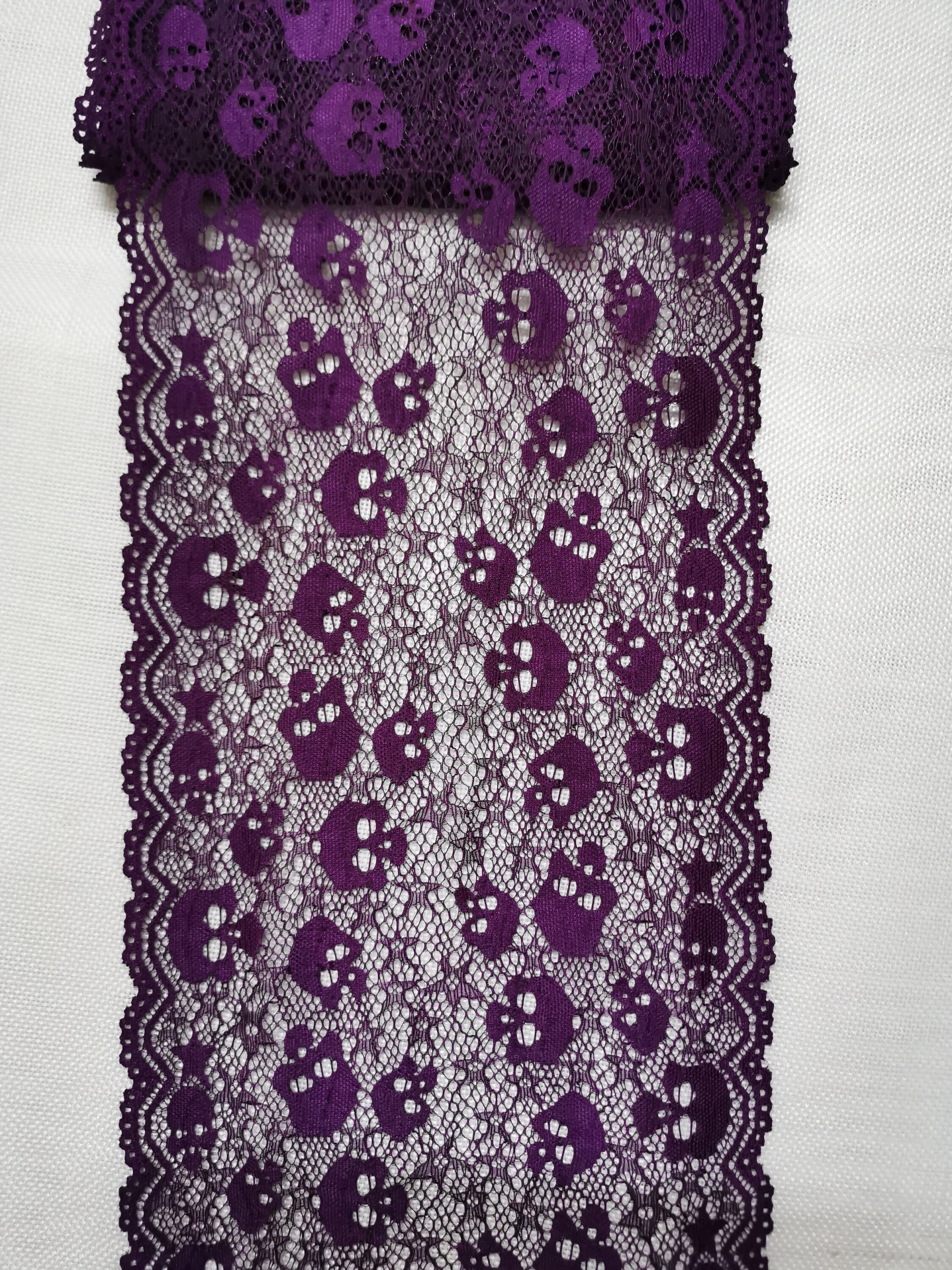 Skull Lace Trim: Halloween, Steampunk, Gothic Decor - 7 Inch Wide - Etsy