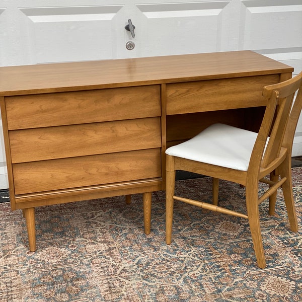 Mid Century Desk Etsy