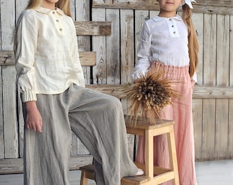 Little girl palazzo pants store