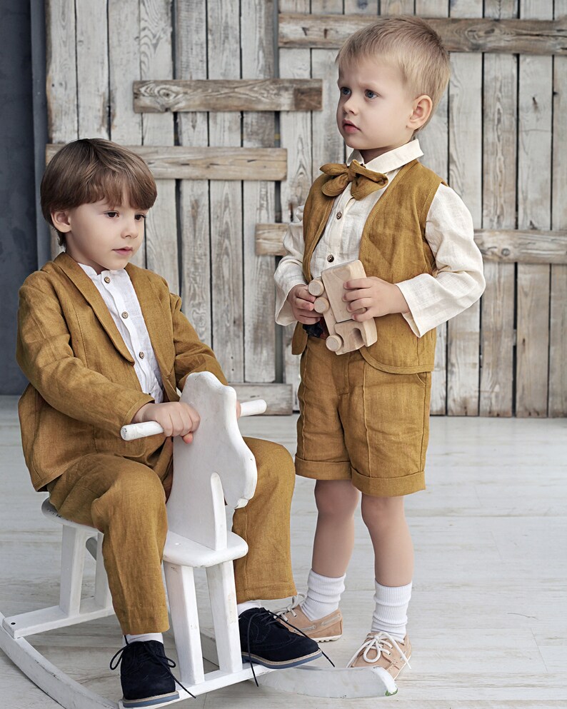 Boys Linen Blazer Boys Blazer Toddler Blazer Toddler Etsy