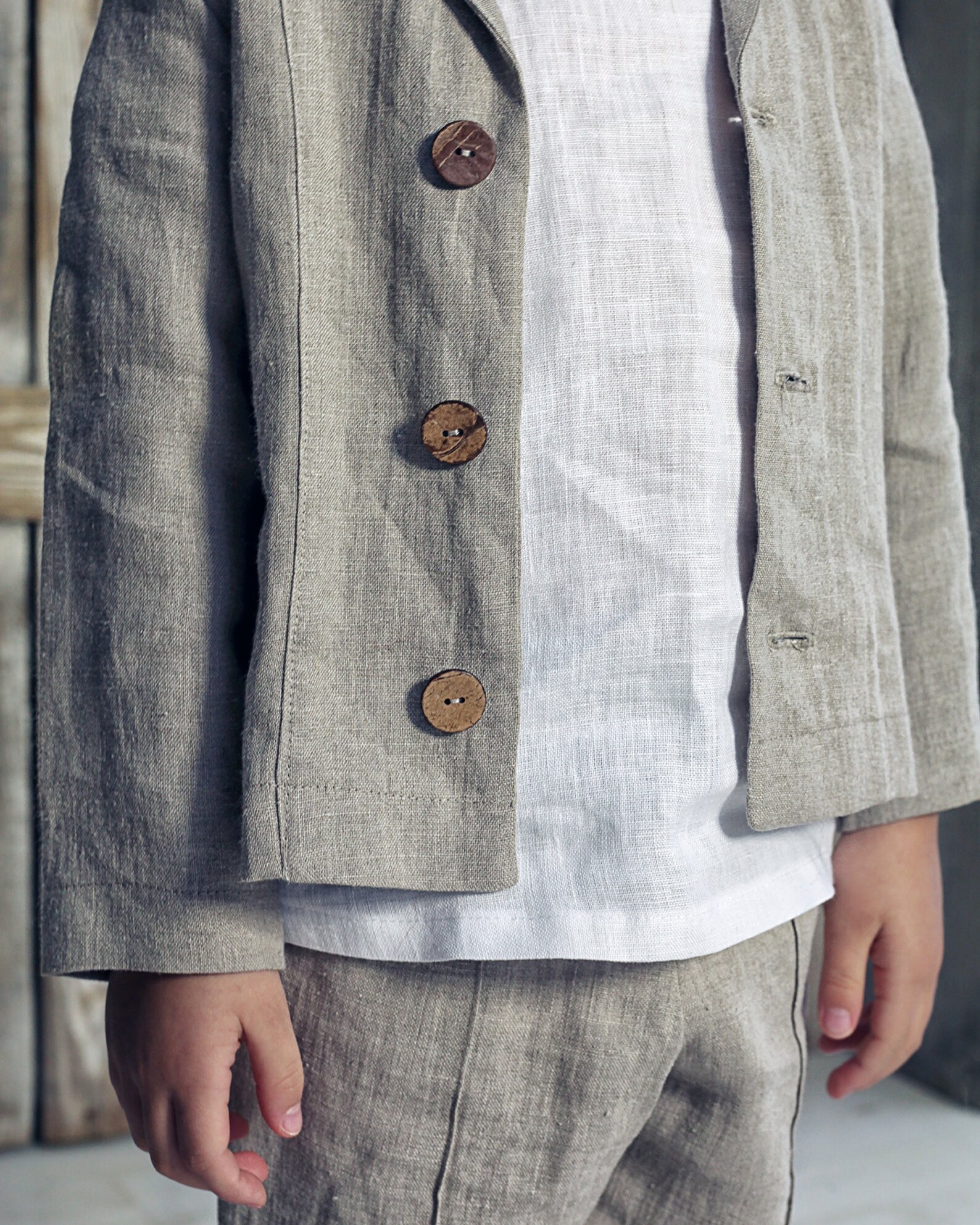 Boys Linen Suit, Boys Suit Set, Linen Boys Outfit, Boys Christening