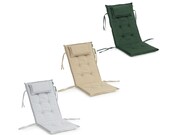 Water Resistant Replacement High Back Chair Dining Seat Cushion Pad Suitable For Patio Garden Outdoor Chairs UK