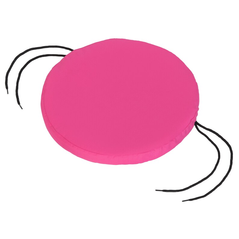 Pink Round Bistro Chair Seat Pad With Secure Tie Water Etsy UK