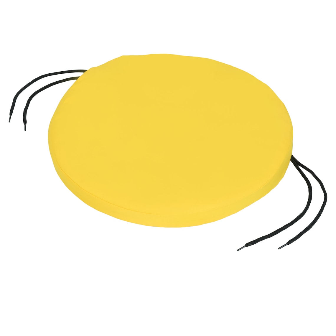 Yellow Round Bistro Chair Seat Pad With Secure Tie Water Etsy UK