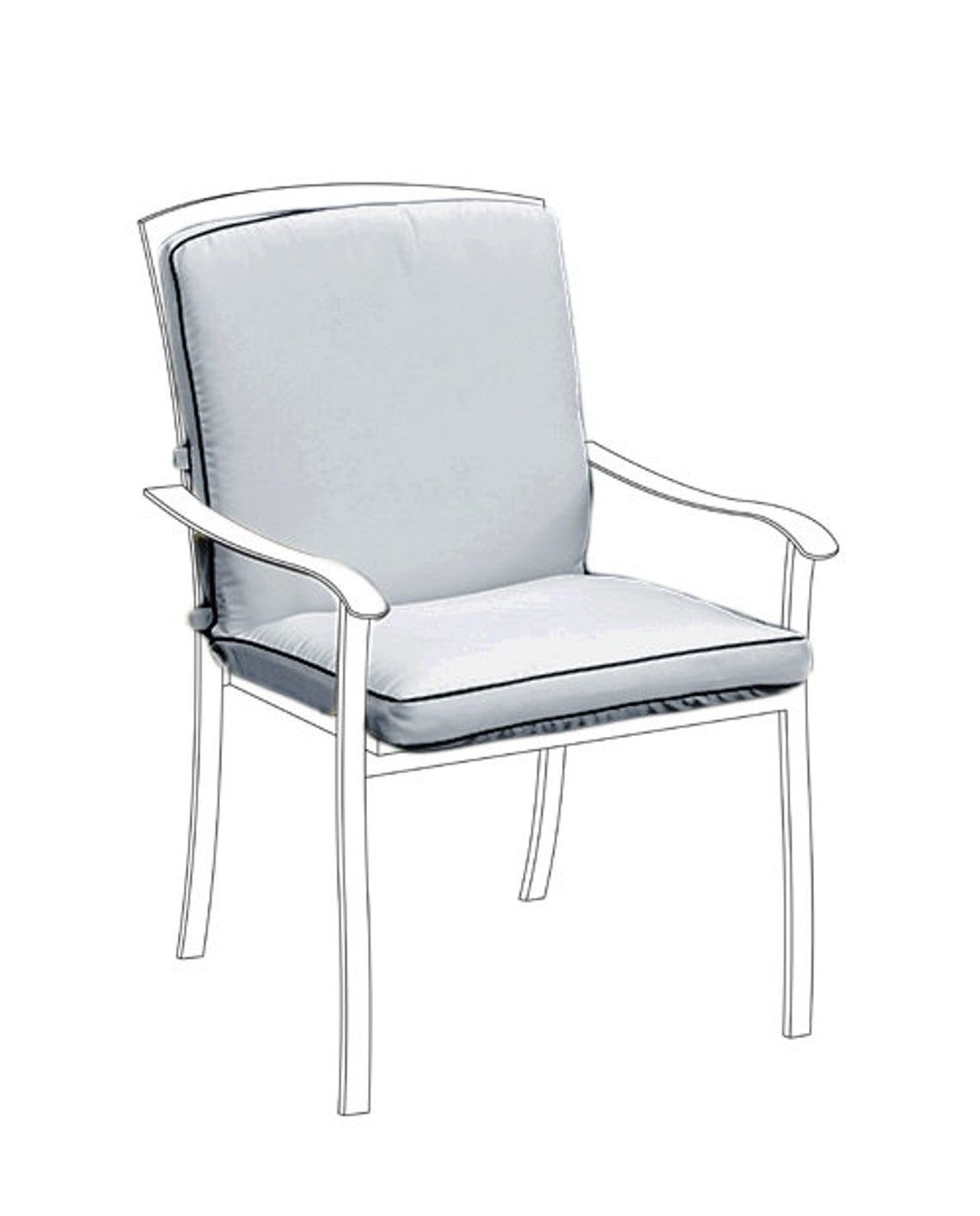 Cushion Pad for Homebase Lucca Water Resistant Outdoor Seat Etsy UK