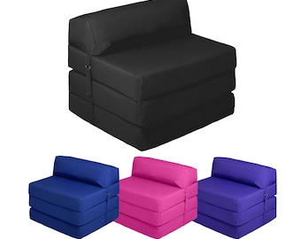 Pixels Kids Foam Fold Out Sleep Over Guest Double Futon Chair Sofa Z Bed Seat Pixels Kids Foam Fold Out Sleep Over Guest Double Futon Chair Sofa Z Bed Seat