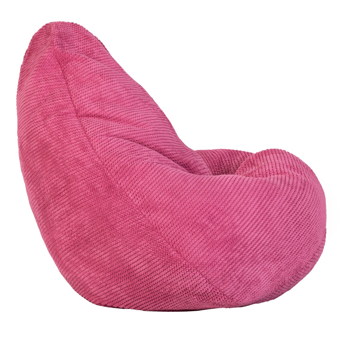 Bean Bag Pink Corduroy Highback Chair Set Indoor Gaming Etsy
