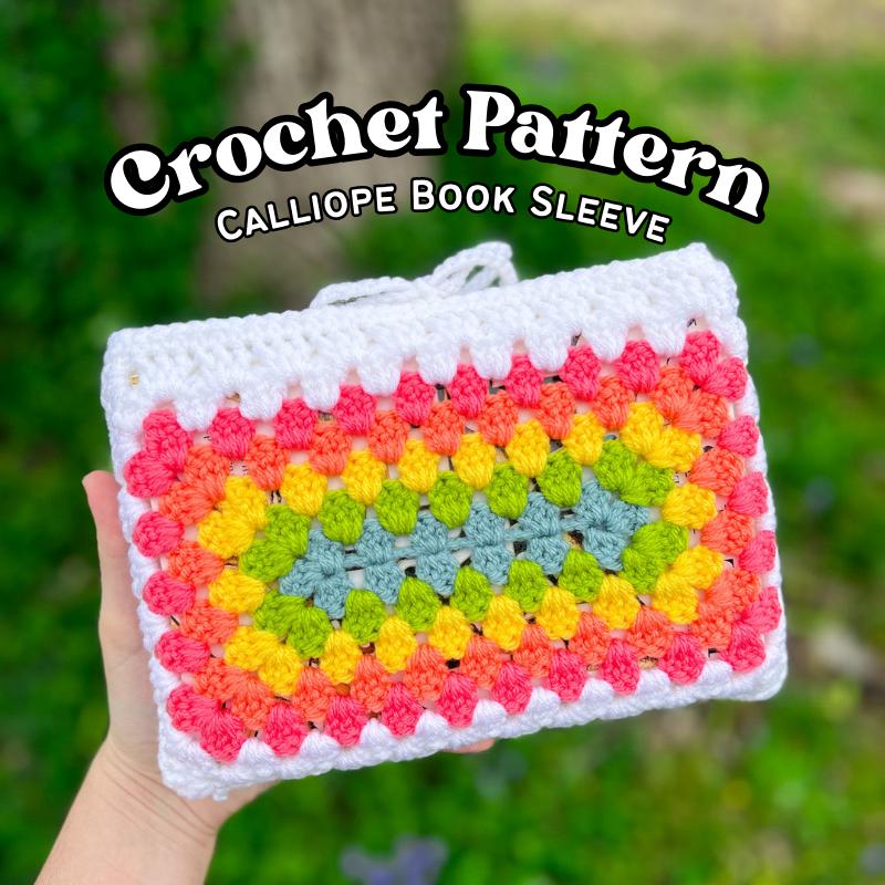 40 Book Sleeve Crochet Patterns for Stylish, Protective Handmade Reading Accessories 25 Crochet Book Sleeve Pattern: Granny Rectangle Design