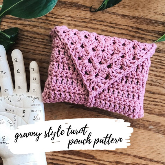 Crochet Pattern Crochet Tarot Card Pattern Crochet Pouch Etsy