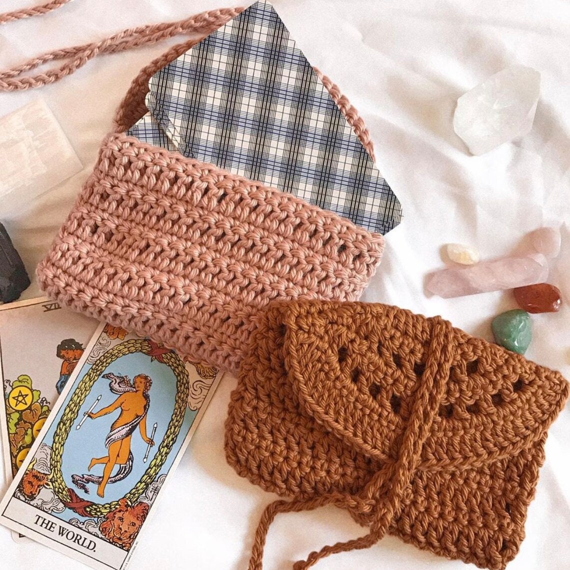 Crochet tarot card bag pattern sale