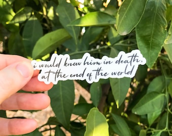 The Song of Achilles Sticker: Waterproof Matte Finish