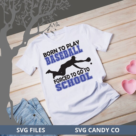 Download Born To Play Baseball Svg Design For Cricut Baseball Png For Etsy