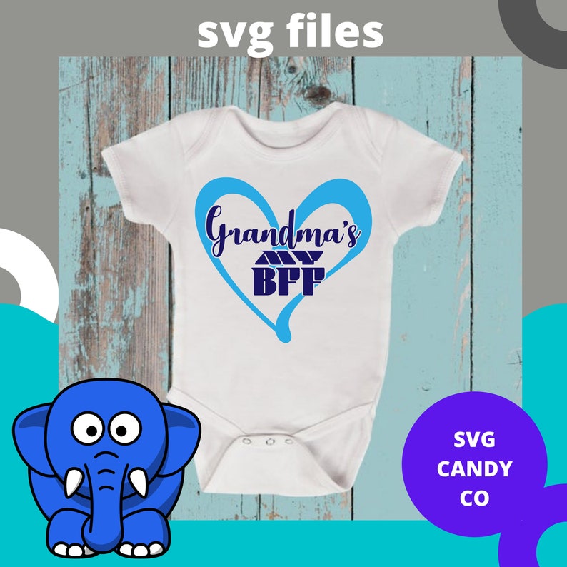 Download Grandma Grandson or granddaughter svg design digital download | Etsy