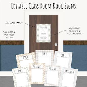 D&C 2021 Primary Class Signs