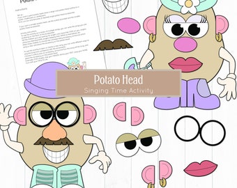 Potato Head Singing Time Activity // LDS Primary, LDS Singing Time, Primary 2023, Primary Songs