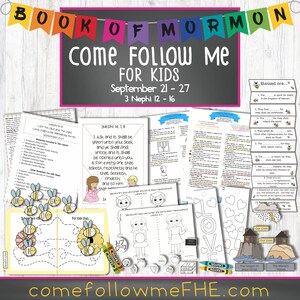 Come Follow Me September 2020 // Book of Mormon - Lesson 38 (Sept 21-27) (LDS Primary, Come Follow Me FHE, Family Home Evening)