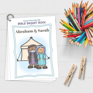 Abraham and Sarah Bible Basket Book // 2022 Primary, Come Follow Me 2022, Old Testament 2022, Old Testament Study
