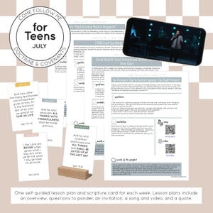 TEEN: Doctrine and Covenants | July Lessons | June 30-July 27 // Come Follow Me 2025, LDS Youth Theme, D&C Study Guide, 2025 LDS Study