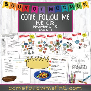 Come Follow Me November 2020 // Book of Mormon - Lesson 45 (November 16th-22nd) (LDS Primary 2020, Come Follow Me FHE)