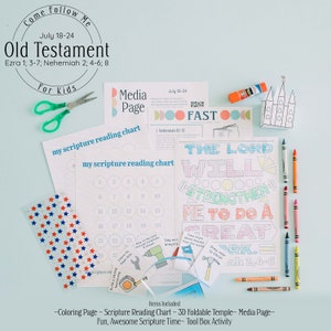 Come Follow Me Primary 2022 ELEMENTARY: Old Testament Lesson 30 July 18-July 24//LDS Primary 2022, Old Testament 2022, Old Testament Primary