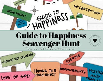 Guide To Happiness Scavenger Hunt