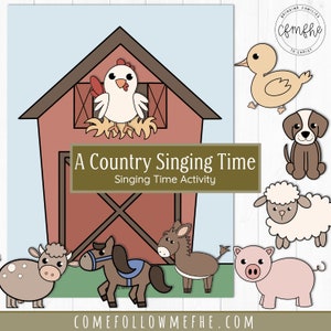A Country Singing Time Activity