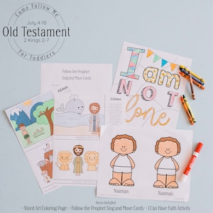 Come Follow Me Primary 2022 TODDLER: Old Testament Lesson 28 July 4 -July 10 // LDS Primary 2022, Old Testament, Old Testament Primary