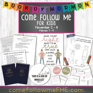 Come Follow Me October 2020 // Book of Mormon Lesson 43 (Nov 2-Nov 8) (LDS Primary, Come Follow Me FHE)