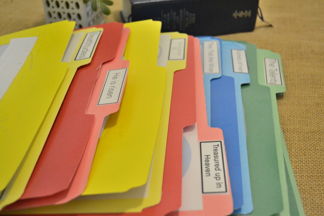 New Testament File Folder Games - Etsy