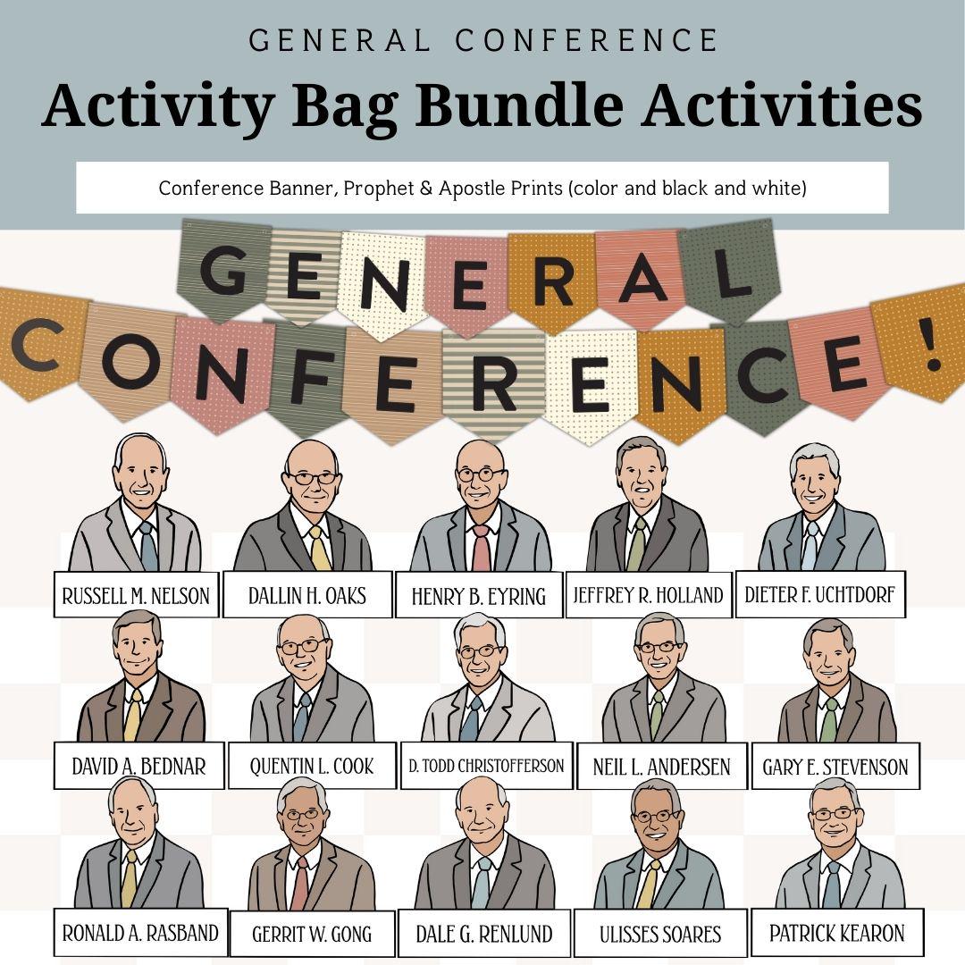 General Conference Activity Bag Bundle for Kids // October 2025, Family ...