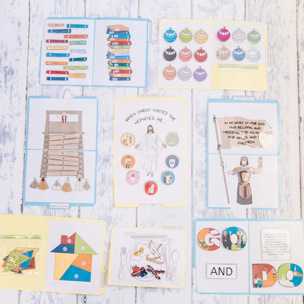 File Folder Games Etsy