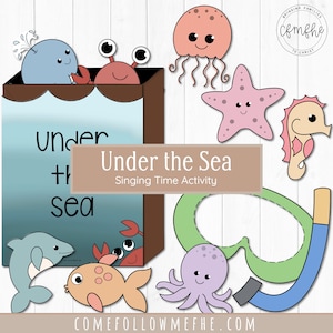 Under The Sea Singing Time Activity // LDS Primary, LDS Singing Time, Primary 2022, Primary Songs