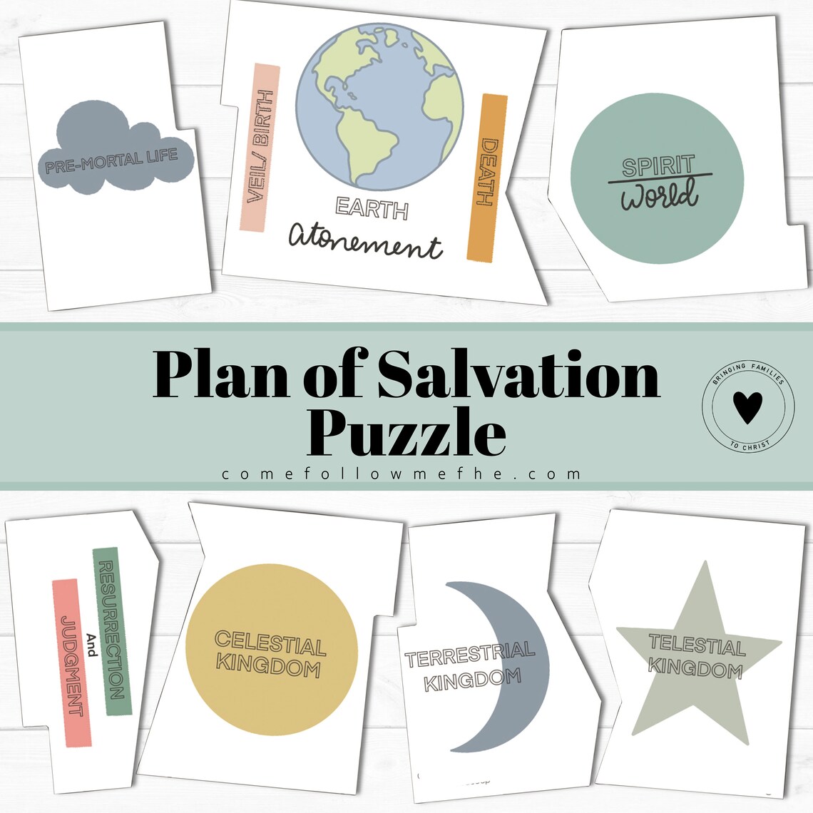 Plan of Salvation Puzzle Etsy