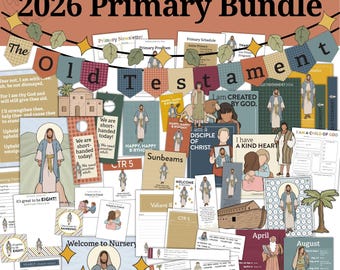 Old Testament 2026 Complete Primary Bundle // LDS Primary, Primary Presidency, Primary 2026, Primary Come Follow Me 2026