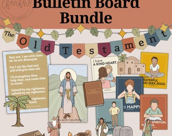Old Testament 2026 Primary Bulletin Board Prints // LDS Primary 2026, Primary Presidency, Old Testament 2026, Come Follow Me 2026
