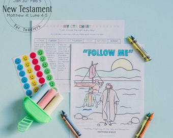 Come Follow Me Primary 2023 TODDLER: New Testament Lesson 6 Jan 30 - Feb 5 // LDS Primary 2023, New Testament, New Testament Primary