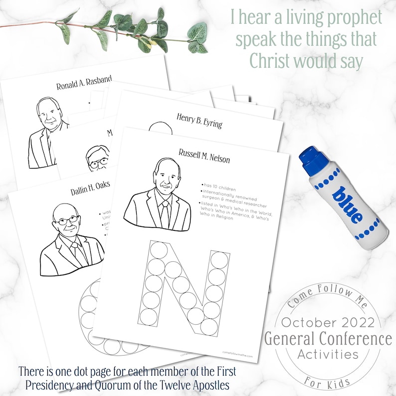 LDS General Conference Bundle October 2022 // LDS Faith Etsy