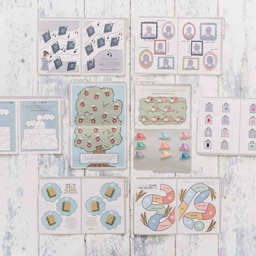 LDS File Folder Games Etsy